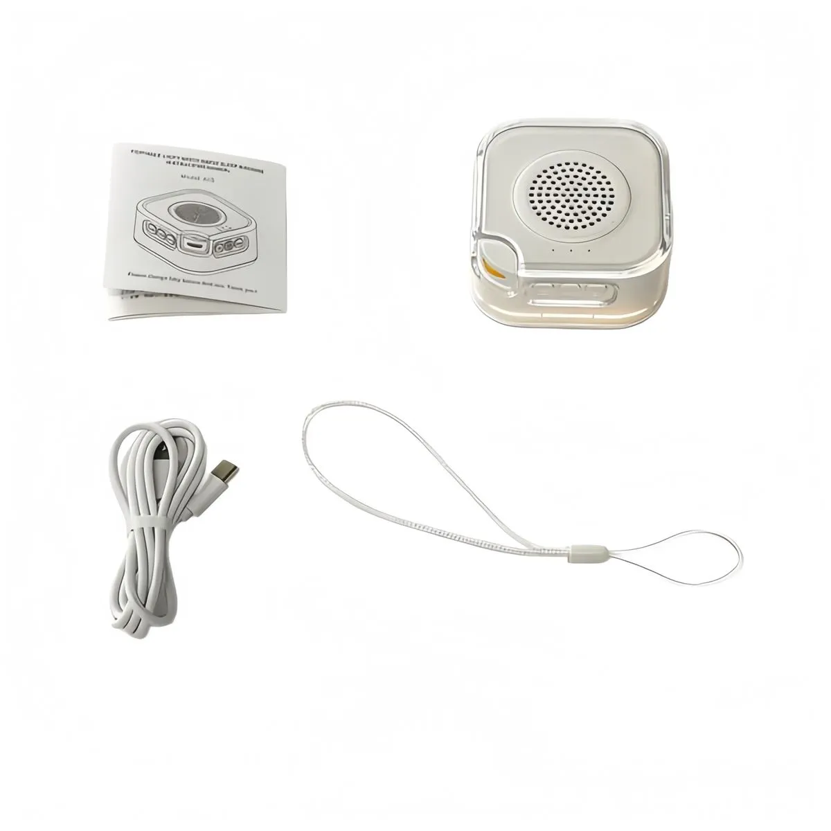 Portable White Noise Sound Machine | 3-in-1 Bluetooth Speaker & Night Light