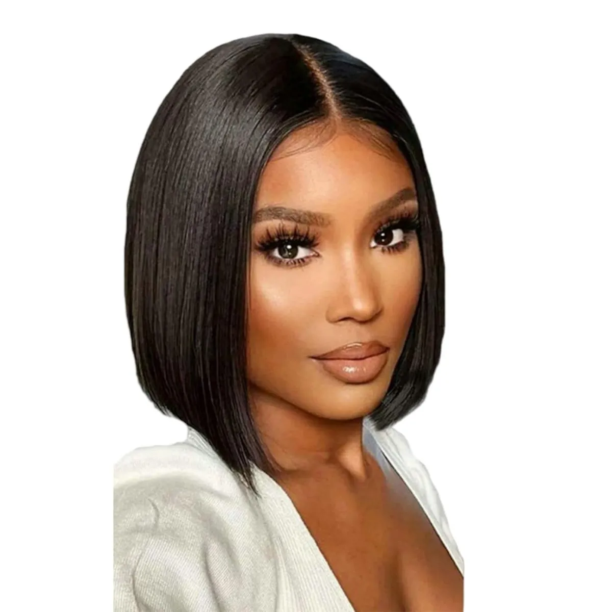 VSP 13X4 HD Lace Front Wig Bob Wig Virgin Human Hair Straight 8 Inch Wig