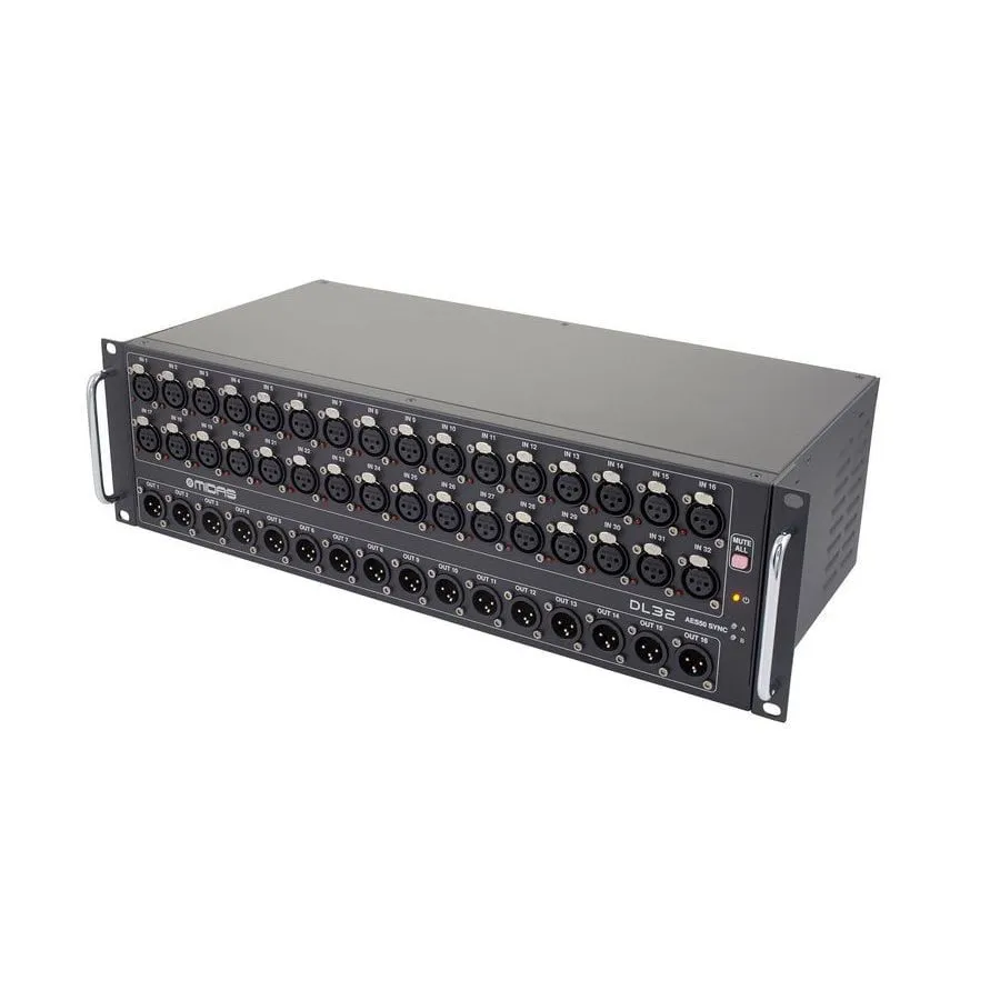 Midas Dl32 32-in 16 Out Digital Stage Box