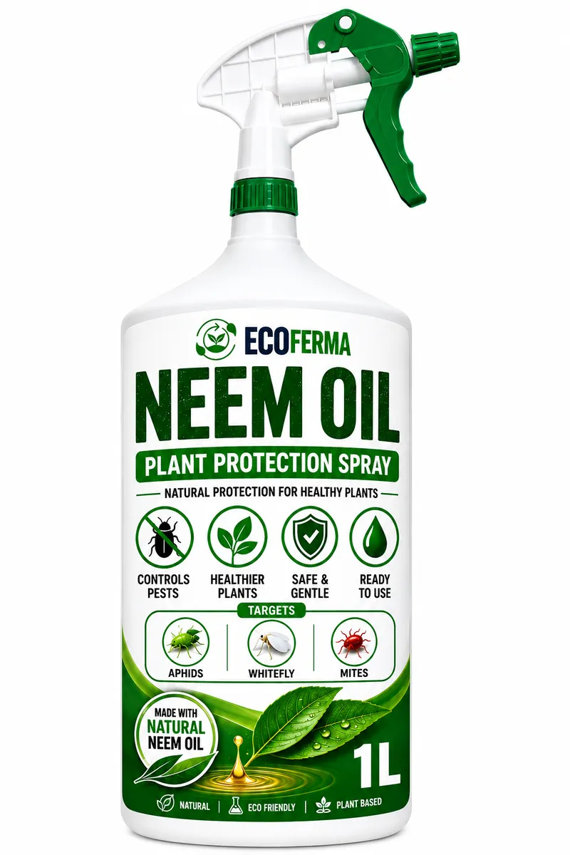 Neem Oil Plant Protection Spray 1L - Natural Pest Control for Plants