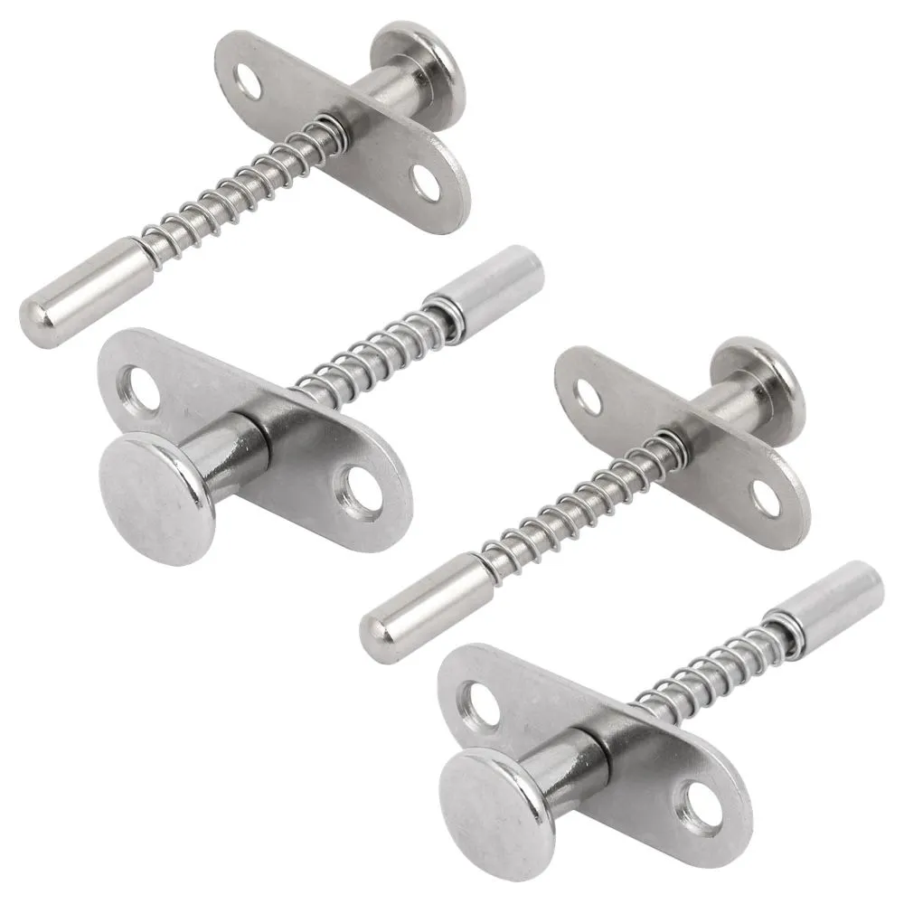 Tools DIY Barrel Bolt Spring Plunger Latches Set Of 4 - 17.5MM