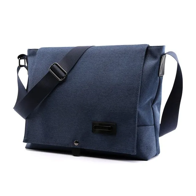 Handbags Vintage Men's Shoulder Bag-Blue Daily Use