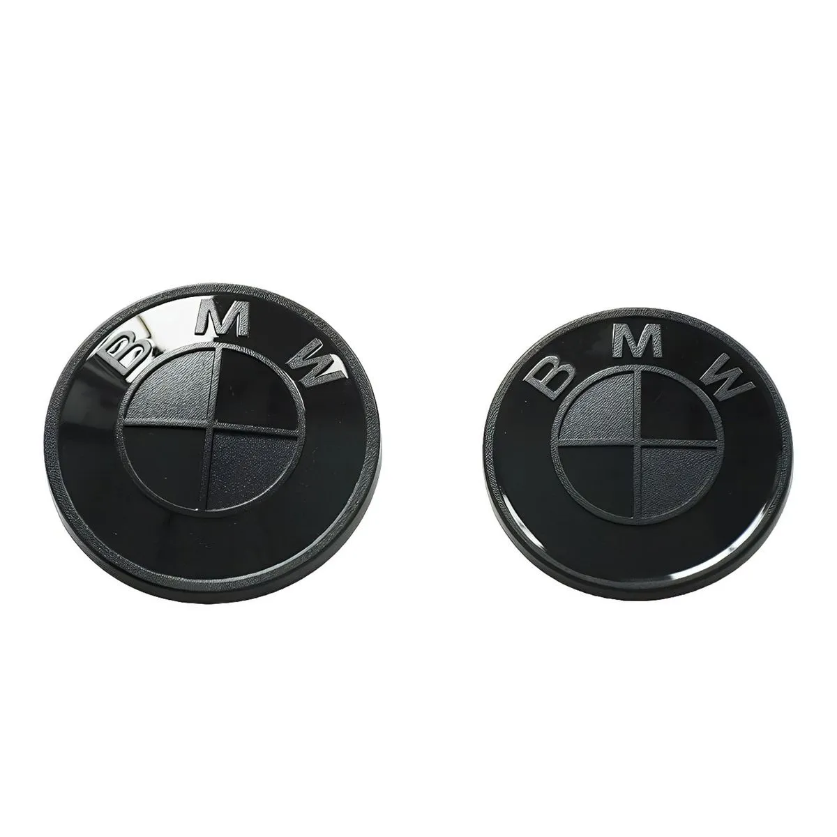 BMW M Sport Style Emblem Badge Set 74mm & 82mm Compatible With BMW