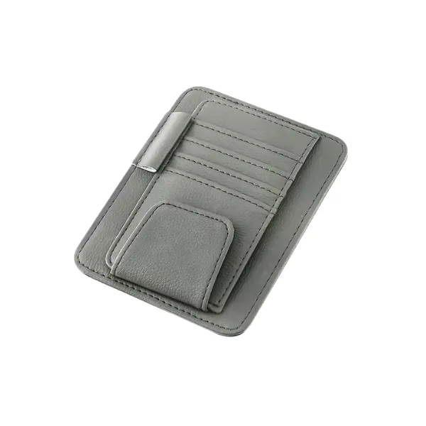 Multi-Purpose Sun Visor Clip Organizer