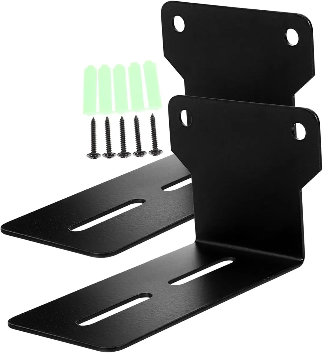 1set Wall Speaker Bracket Stand Mount for Bar-Shaped Speakers Easy