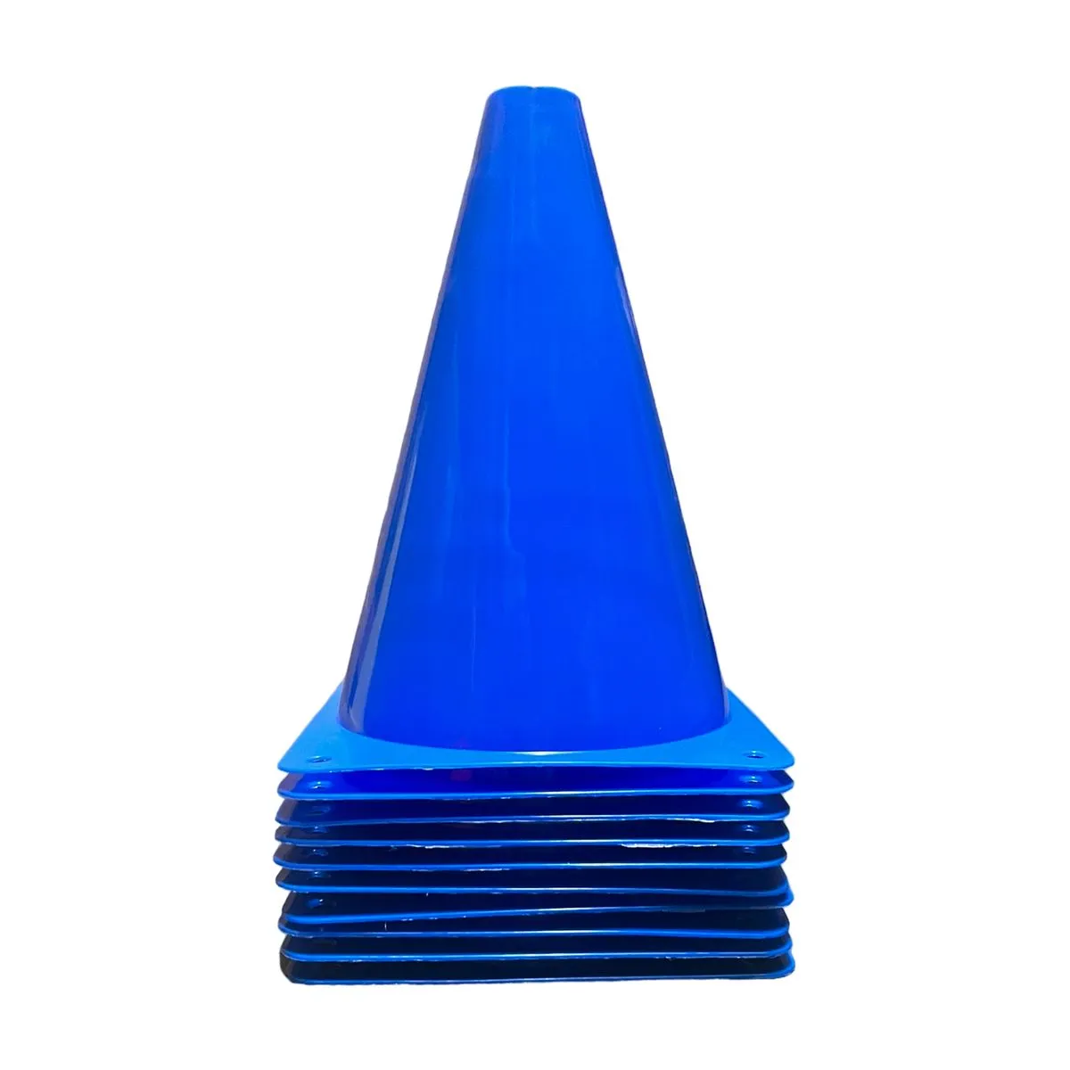 Mitzuma 6" Training Marker Cones - 10 Pack - Blue