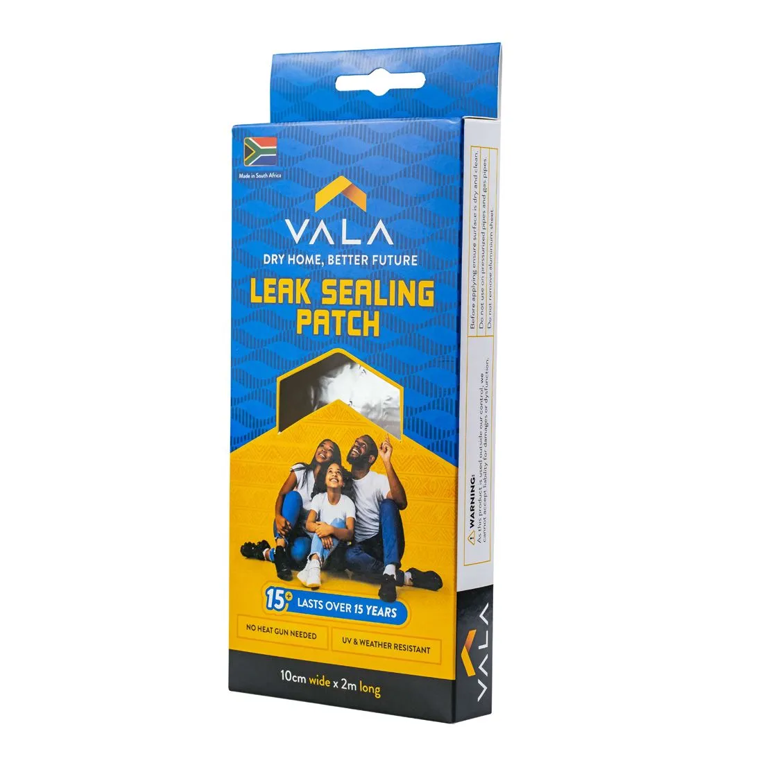 VALA Waterproof Leak Tape - Roof & Gutter (UV Resistant, Peel & Stick)