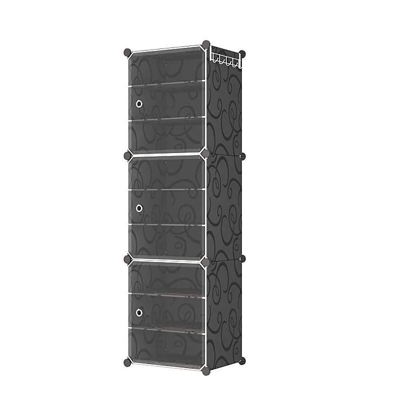 LASA 3-Cube Shoe Cabinet Shelving Storage Organiser Entryway Unit