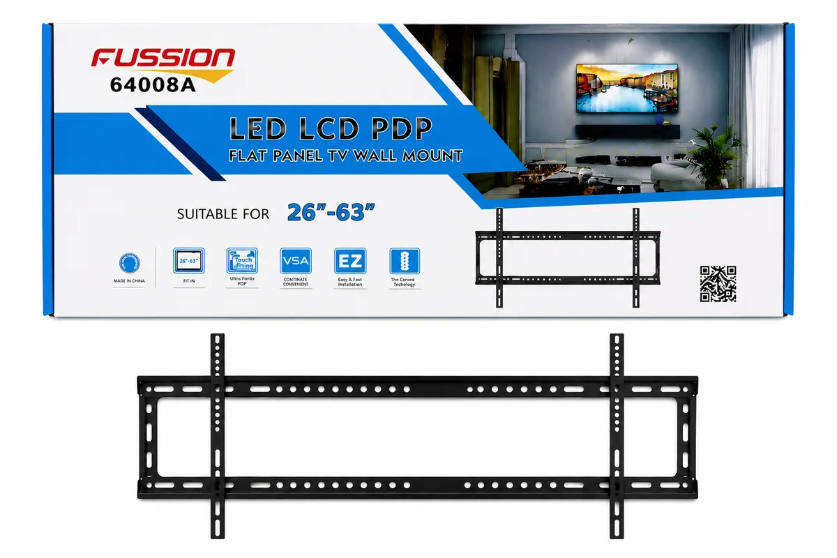 Fussion 64008A Fixed TV Wall Mount Bracket for 26" to 63" LED/LCD TVs