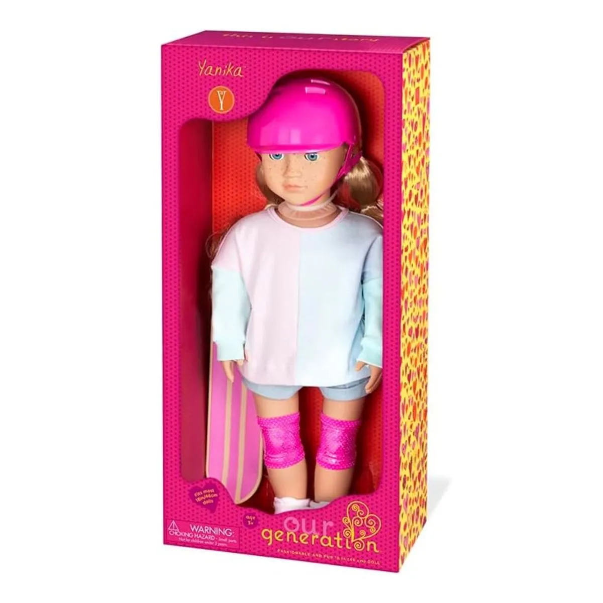 Our Generation - Classic Doll Yanika - Skateboarder Doll