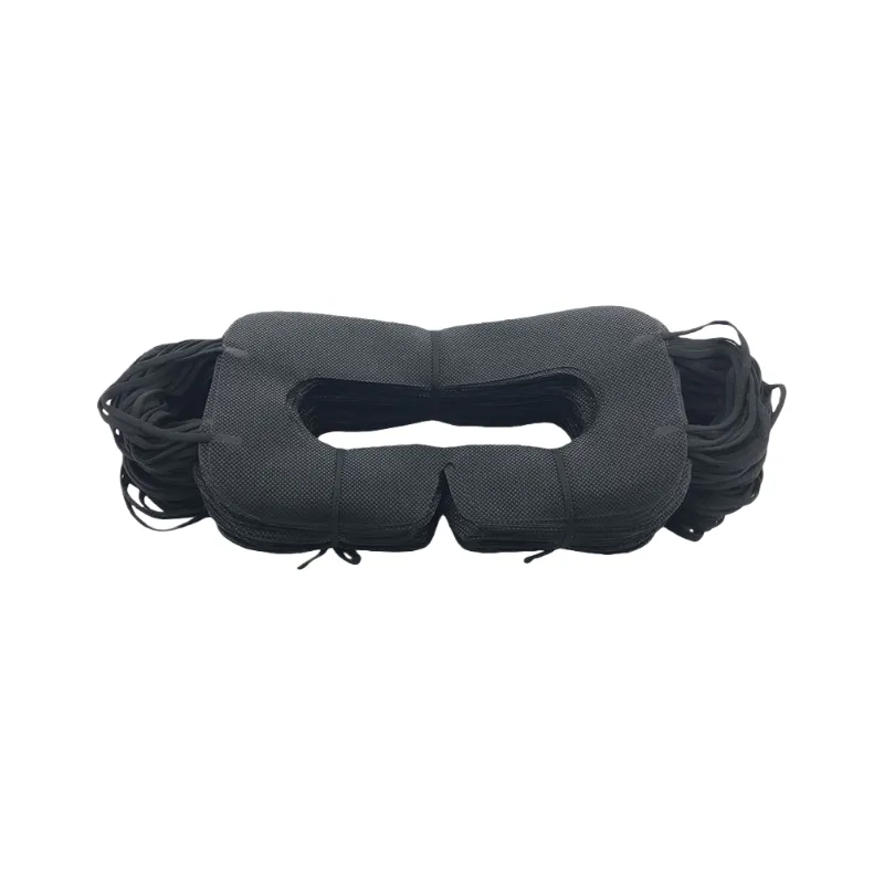 Disposable VR Eye Mask - Universal Sweatproof Breathable Hygienic Headwear - Black