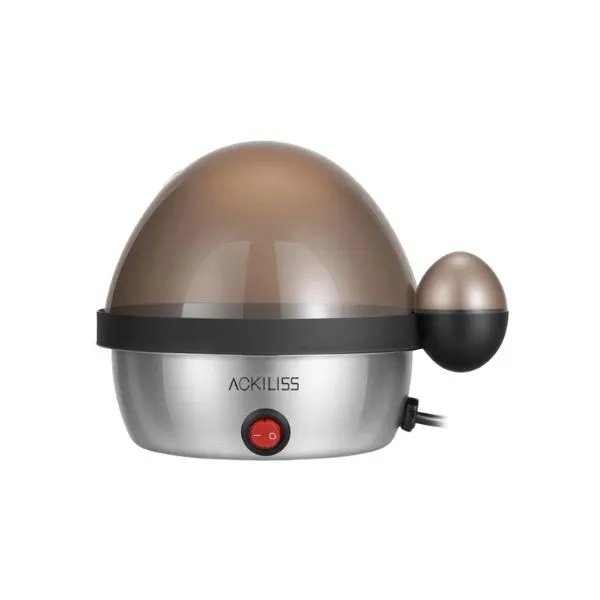 Electric Egg Boiler with Transparent Lid - 7 Egg Capacity