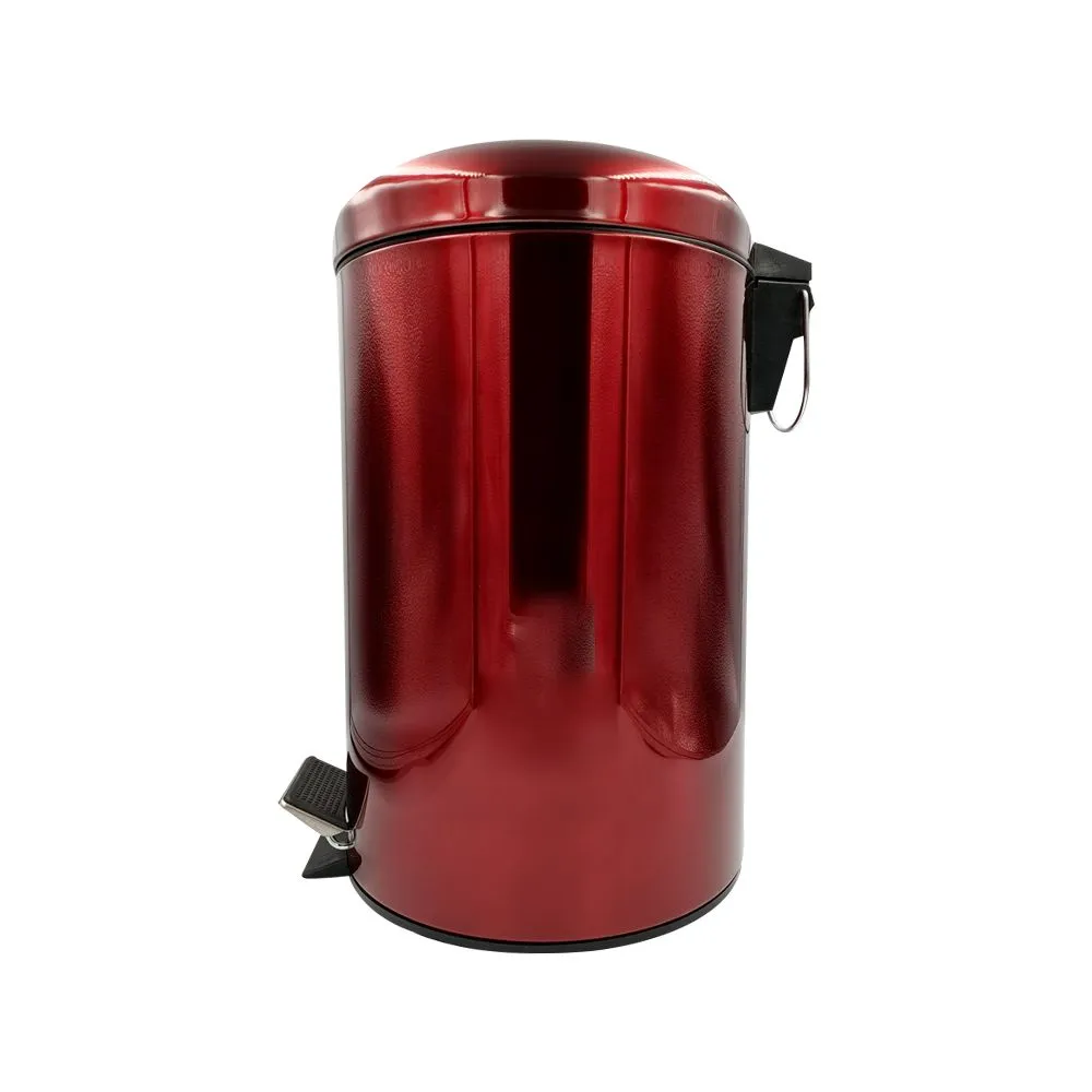 R.H 20Litre Stainless Steel Pedal Bin Dome Style Cover