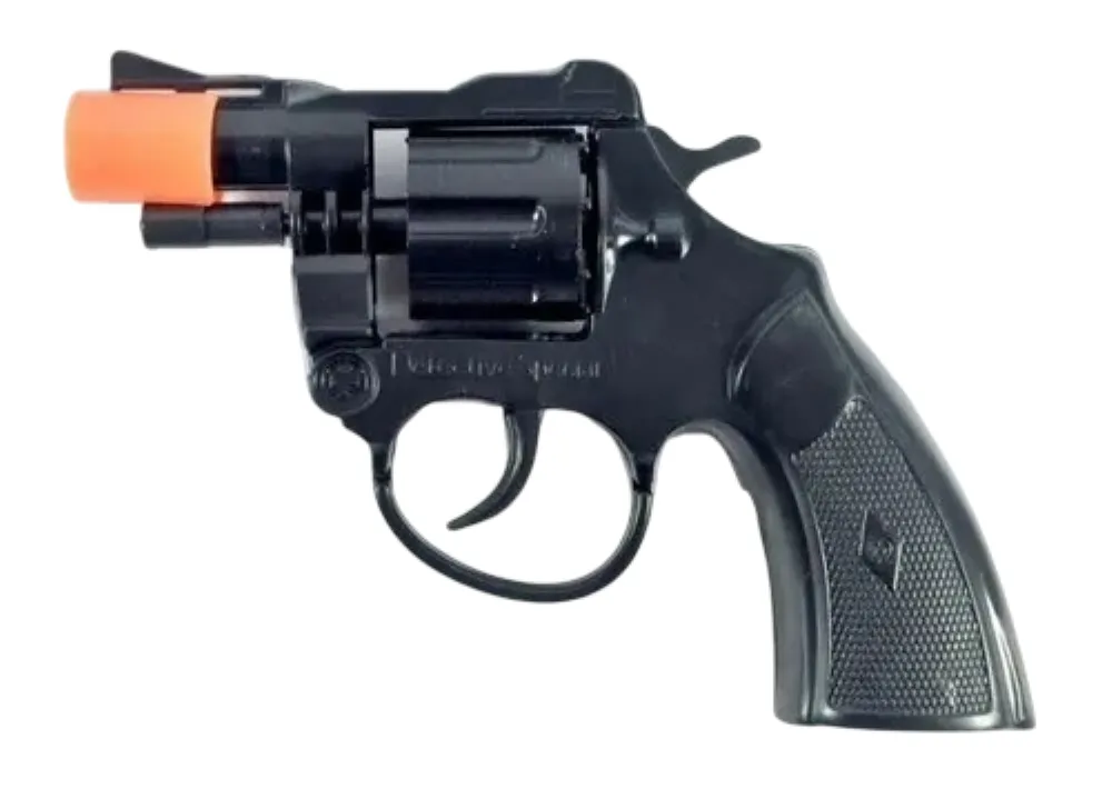 NK SUPER CAP GUN 15CM 8 Shot Plastic Disc Cap