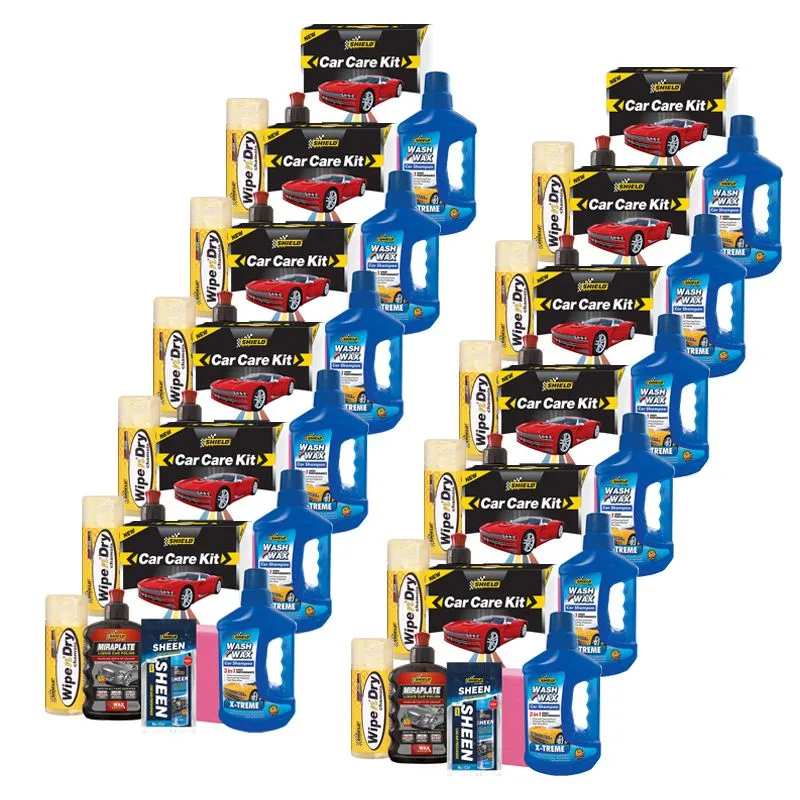 Shield Car Care Kit - 12 Pack
