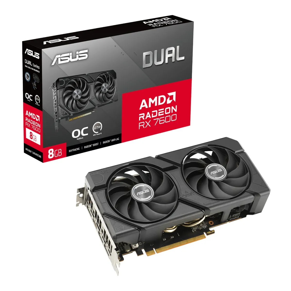Asus Radeon Rx 7600 Dual Oc Evo 8gb
