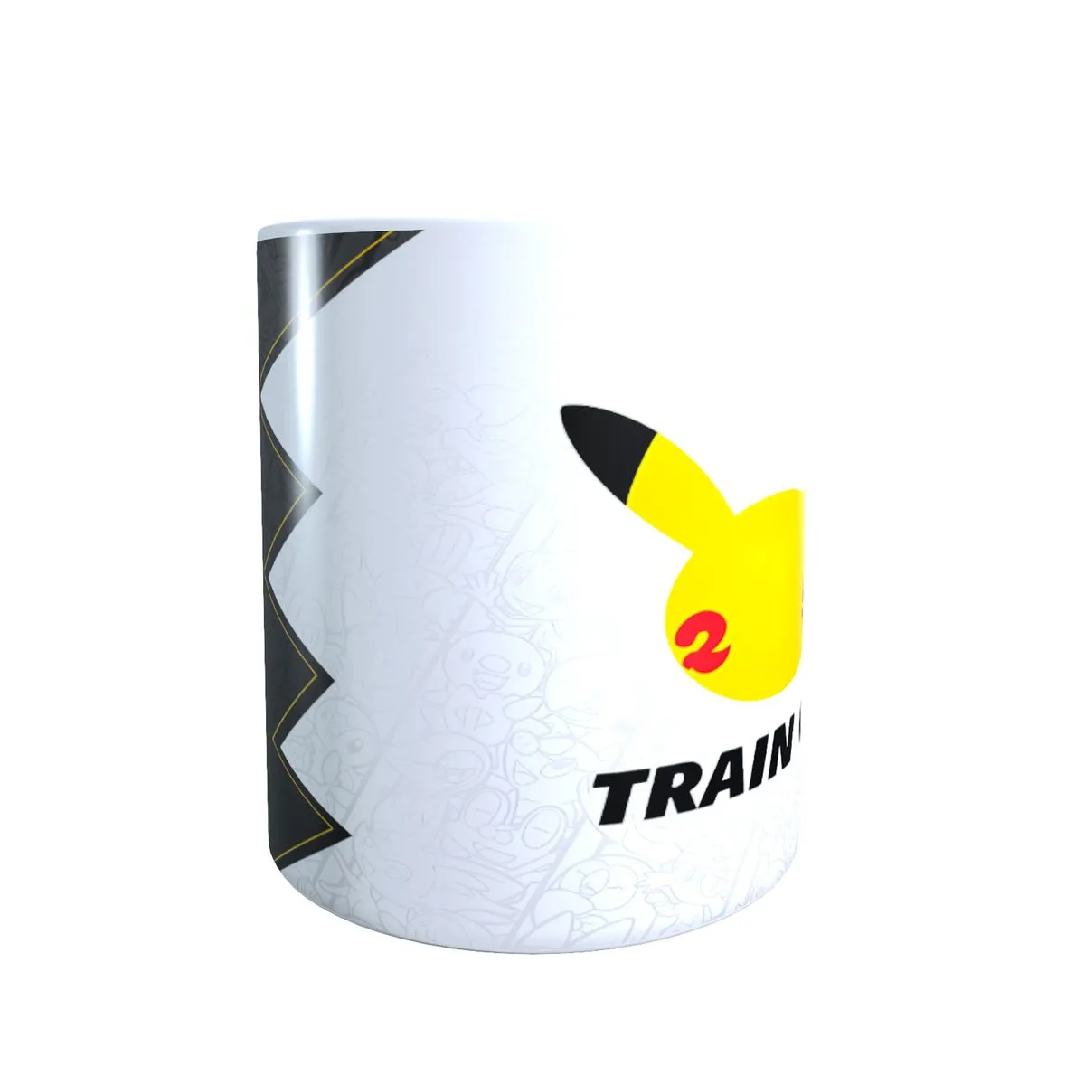 25th Anniversary White - Pokemon Themed Coffee Mug