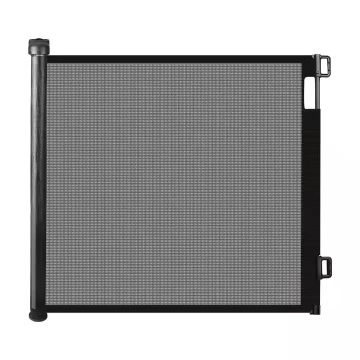 Babies-Up Retractable Baby & Pet Safety Gate 1.4M Mesh Child Protection - Black