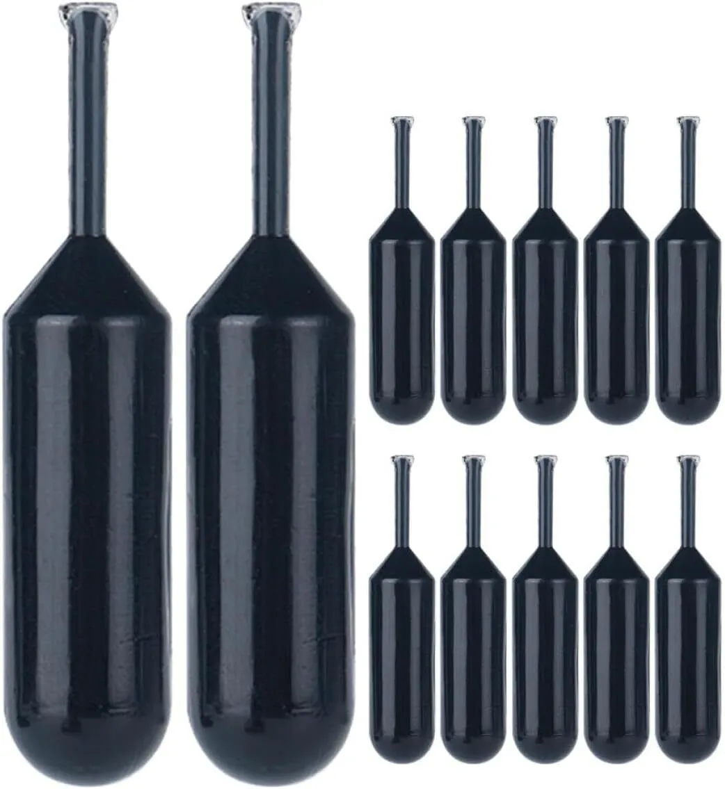 12pcs Roller Stamp Ink Refills Dark Ink Replacement for Privacy Protection