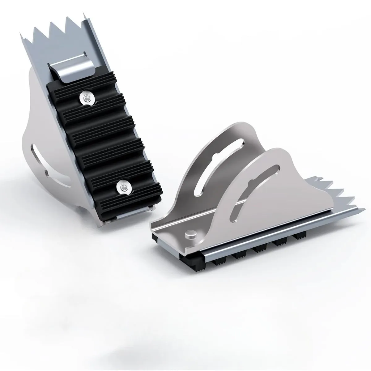 Ladder Anti-Slip Feet Pads, Durable Metal Shoes for Ladder Stability
