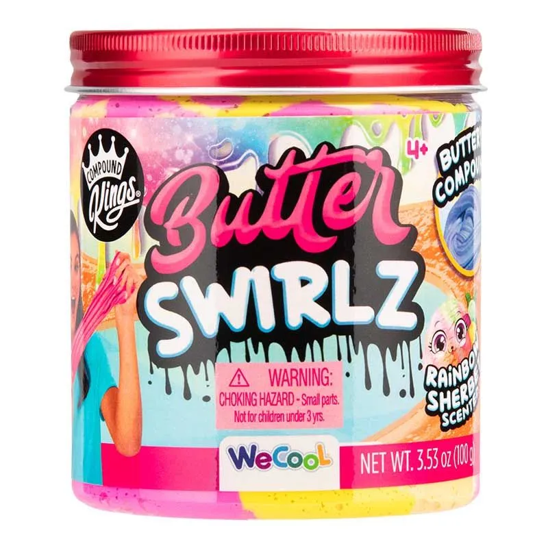 Compound Kings Butter Swirls Jar Rainbow Sherbet