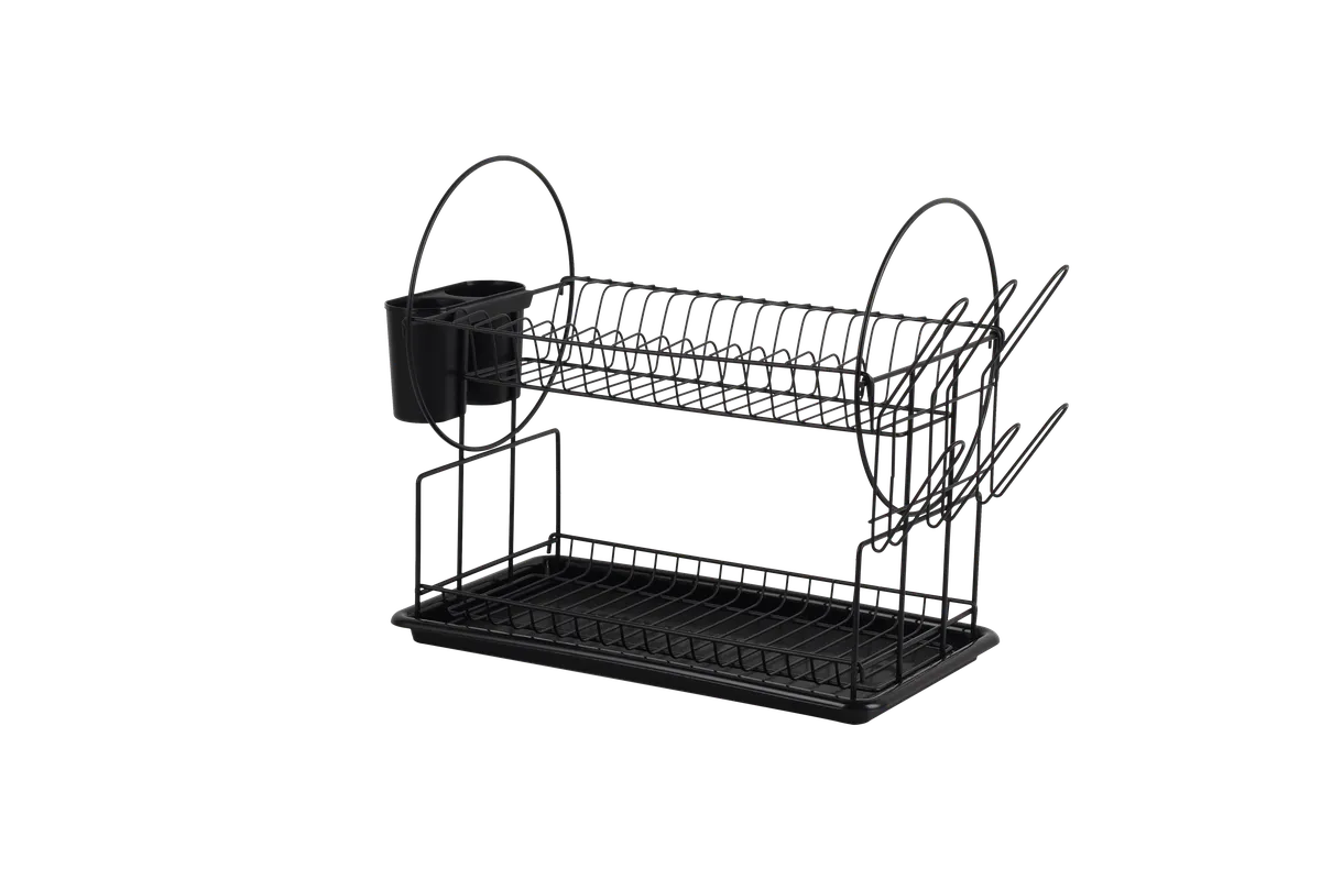 Casa - Catania 203 Dish Drainer 2 Tier - Matt Black