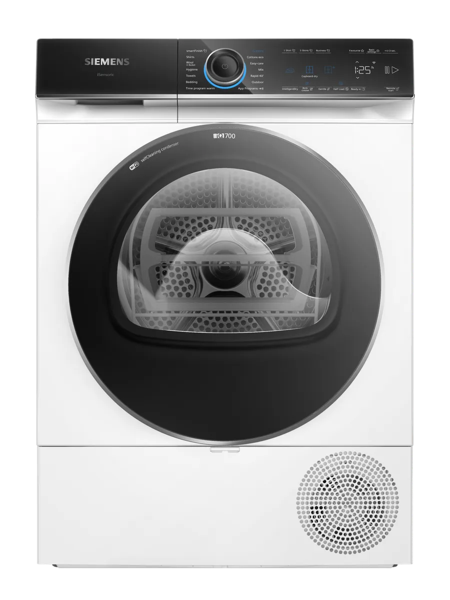 Siemens - 9kg Heat Pump Tumble Dryer - iQ700