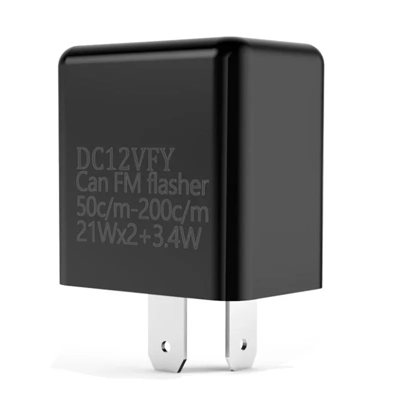 2-Pin LED Relay 12V Adjustable Frequency for Turn Signal