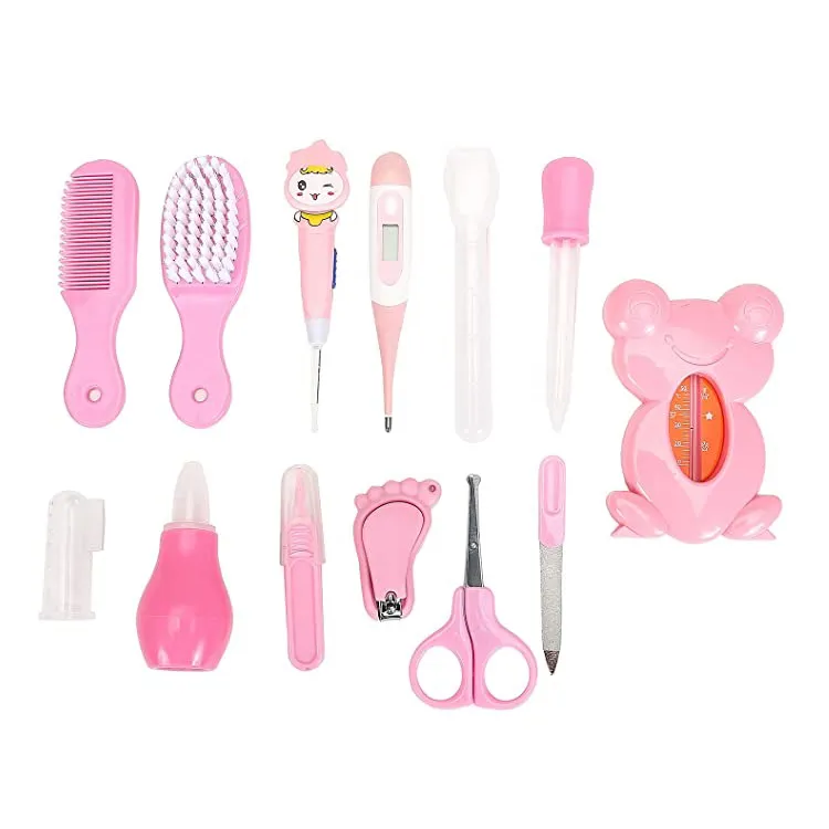 13 in 1 Baby Health Nursery Care Kit Set - Pink