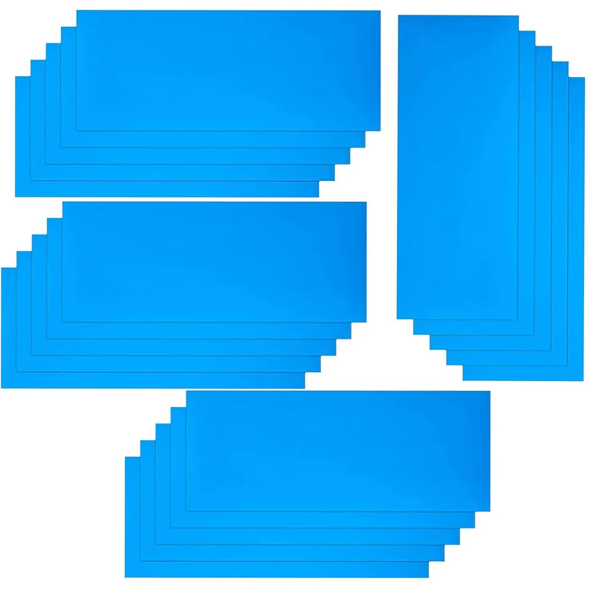 20PCS Self Adhesive PVC Pool Patches, Waterproof Pool Repair Stickers