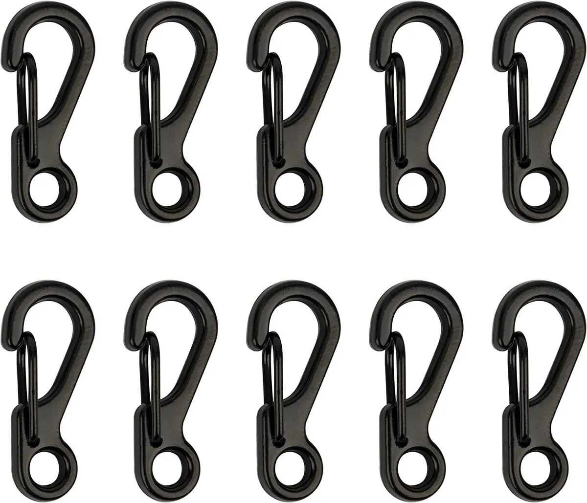 Set of 10 Mini Carabiner Clip