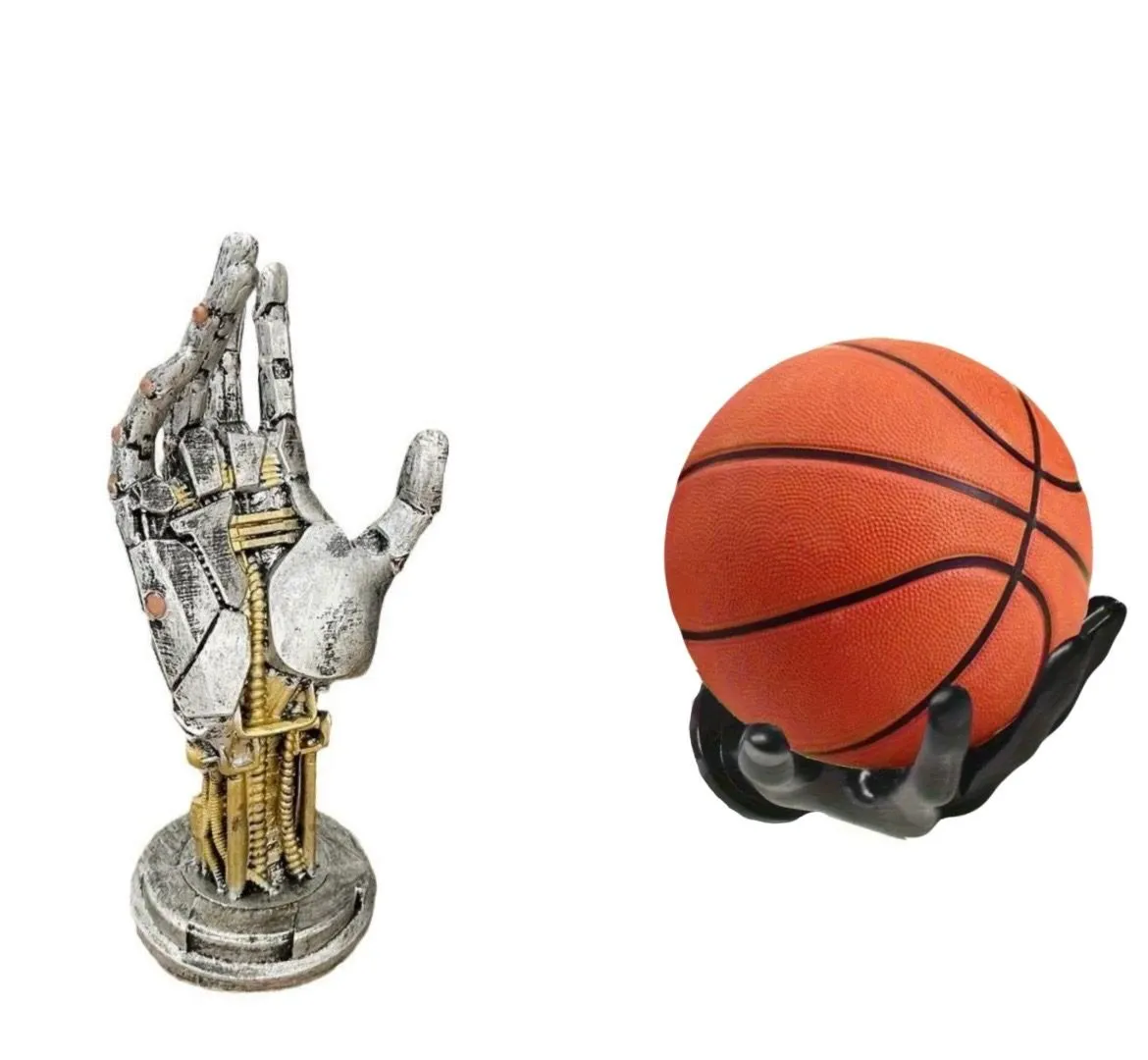 Decor Cyberpunk robotic Arm Holder and Head Phone Stand & ball Holder