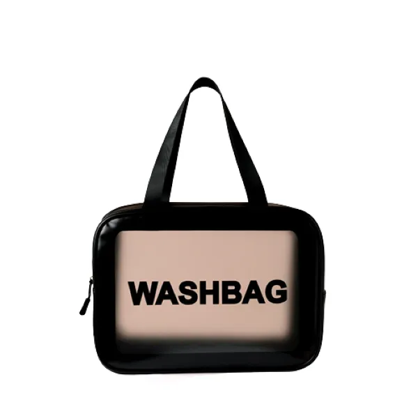 Travel Toiletry - Makeup Bag - Large - 1003 - Black
