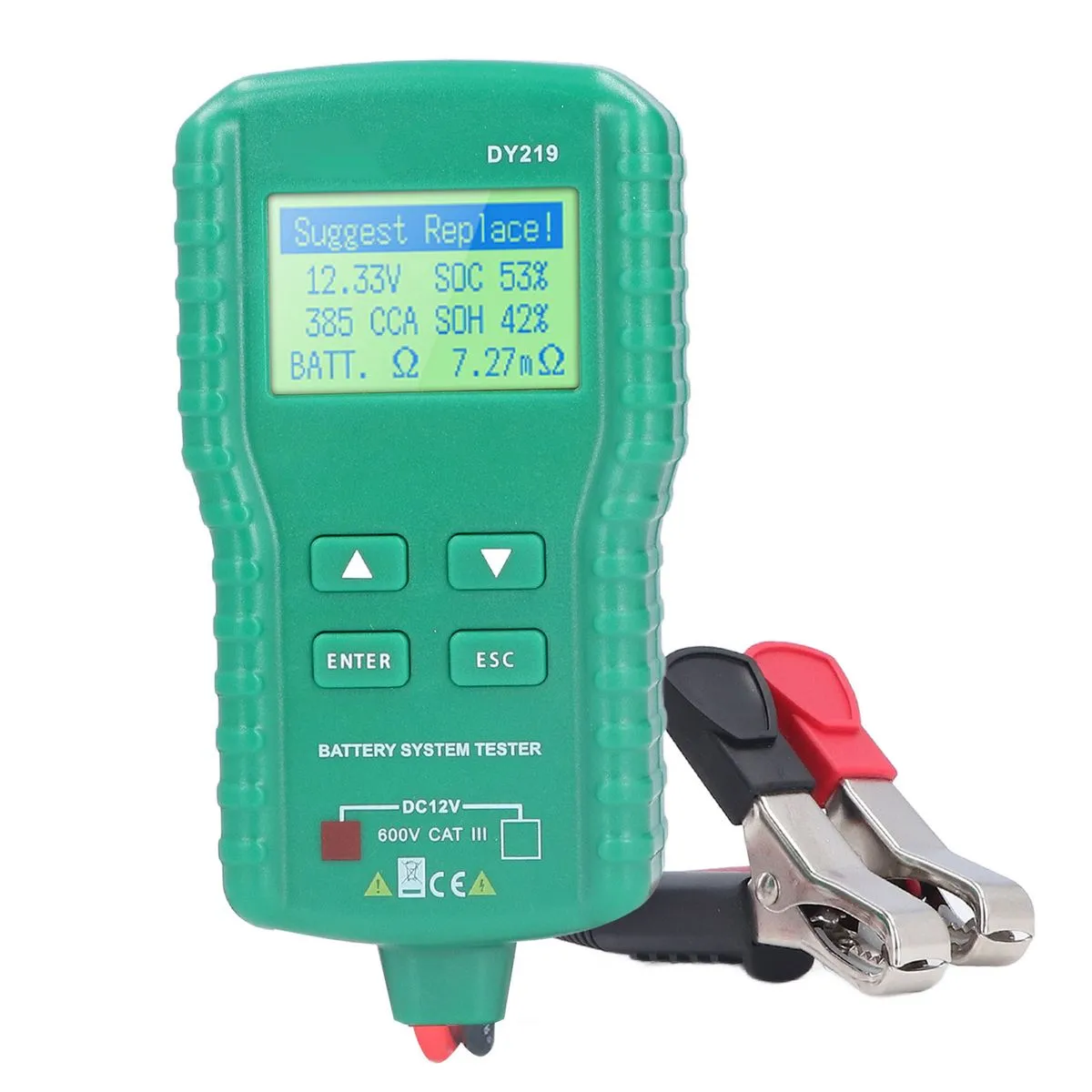 Car Battery Load Tester Digital Battery Analyzer Multifunction Diagnostic