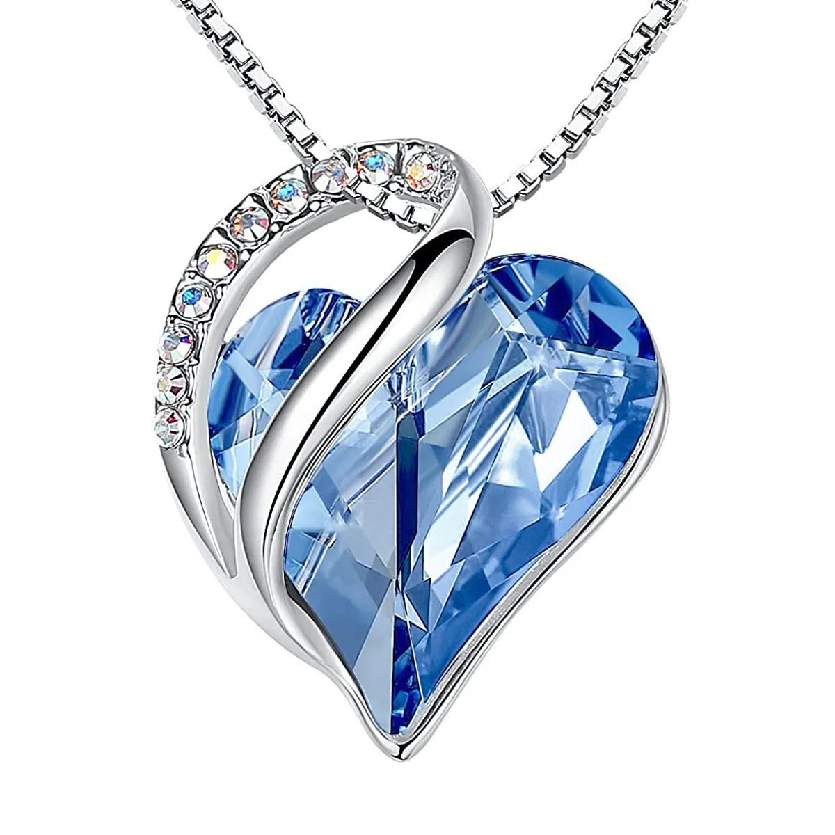 Ocean Heart Necklace Style Pendant Necklaces With Gift Box-YKR092
