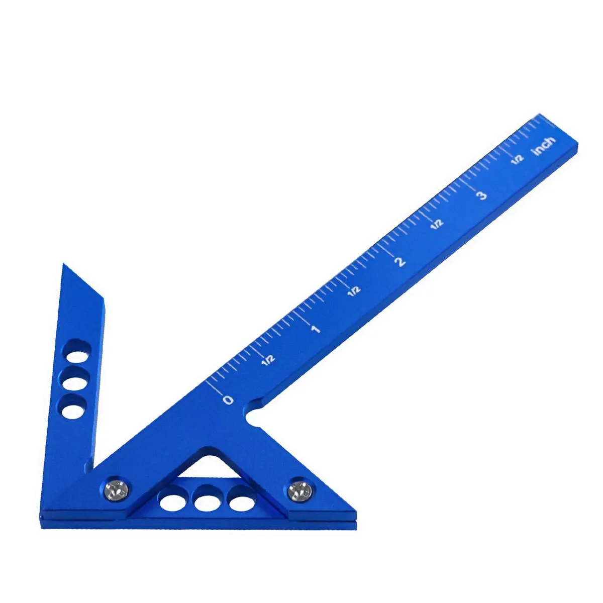 45 90 Aluminum Alloy Center Gauge & Scribing Ruler Tool