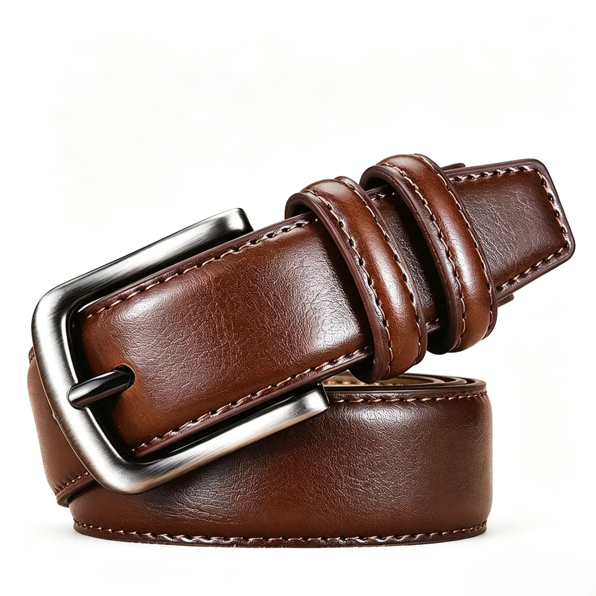 Hot Sale Men Genuine Leather Belt Classic Pin Buckle Casual Business