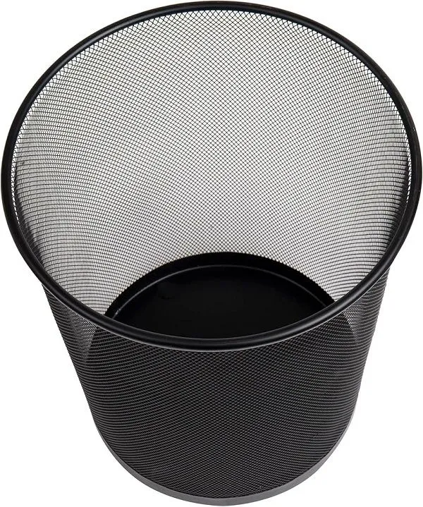 Circular Mesh Waste Paper Bin - Lightweight
