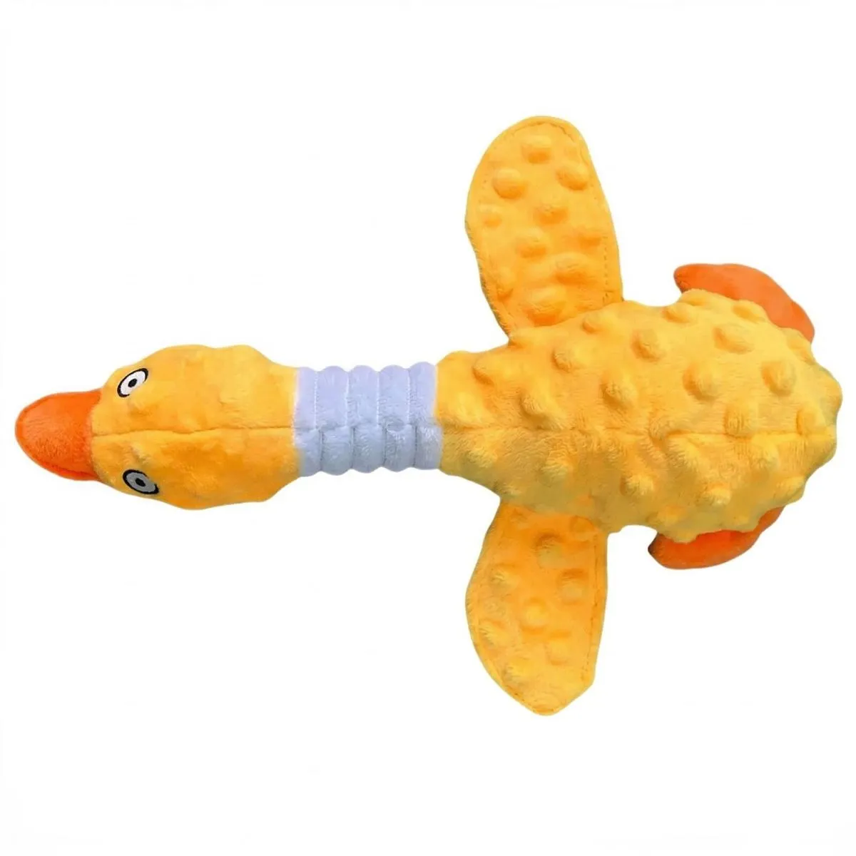Durable Squeaky Duck Dog Toy - Plush Chew Toy for Boredom Relief & Play