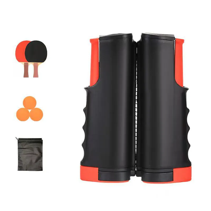 Adjustable Portable Table Tennis Net And Racket Set