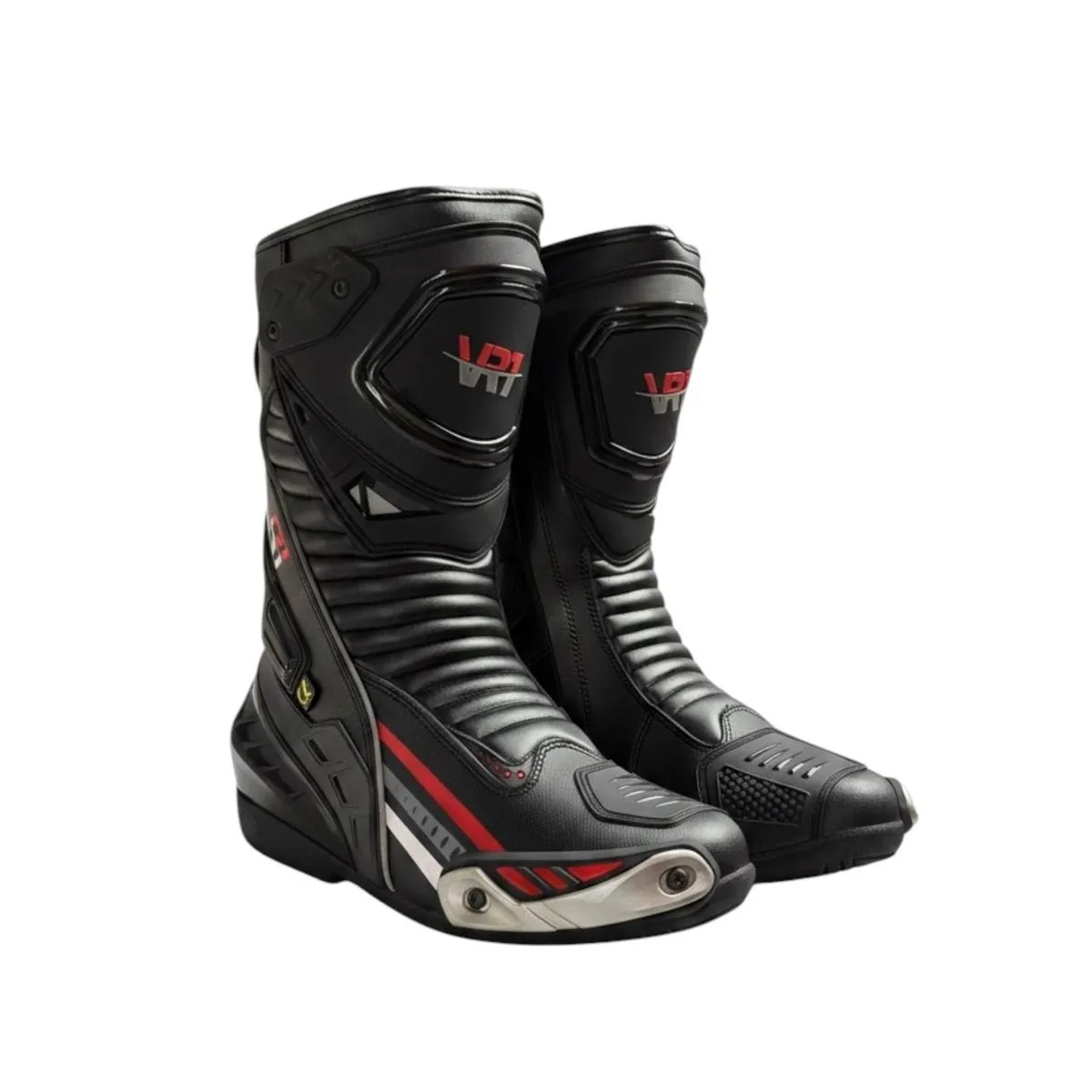 Motorcycle Riding Leather Long Boots VR1