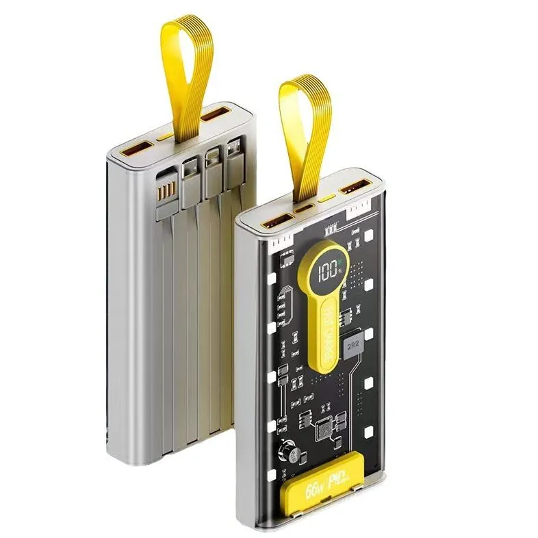 10000mAh Portable Power Bank With Data Cable