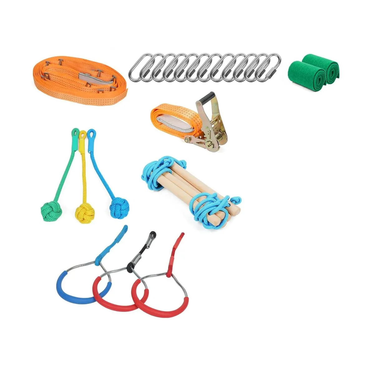 Obstacle Course Slackline Portable Outdoor Training Equipment Birthday gift