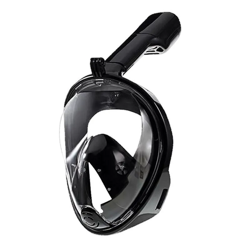 Kids' Full-Dry Snorkel Mask, Anti-Choking Wide-Frame Diving Goggles