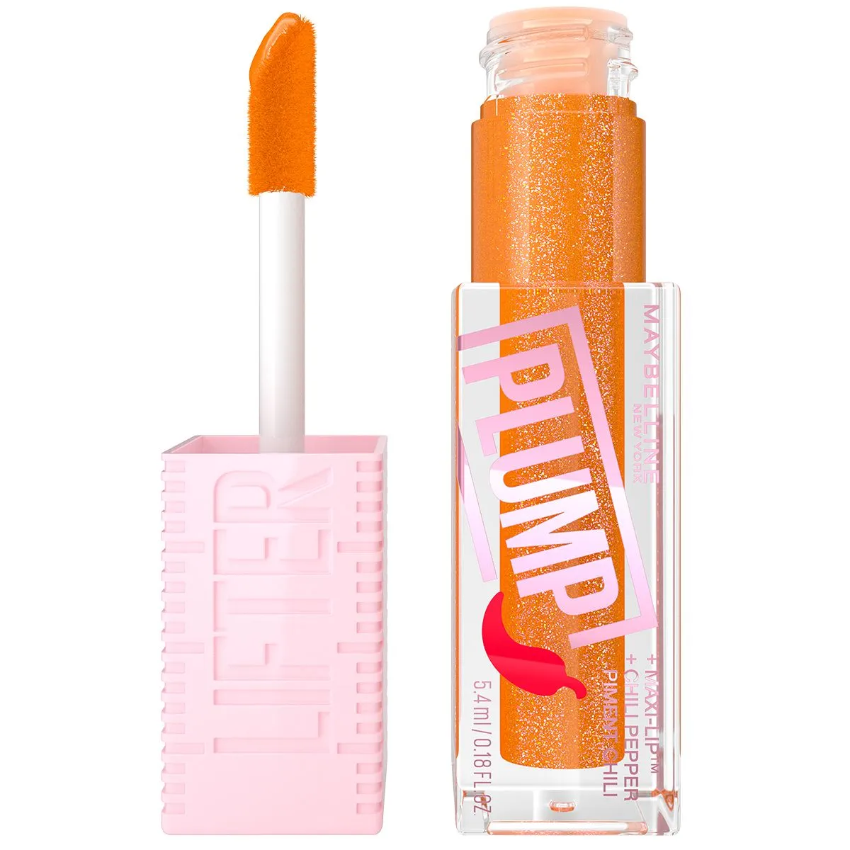 Maybelline Lifter Plump Lip Plumper Gloss With Chili Pepper - Hot Honey