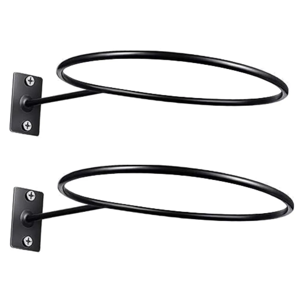 Sport Wall Mount Iron Basketball Holder - Set of 2 - 23cm