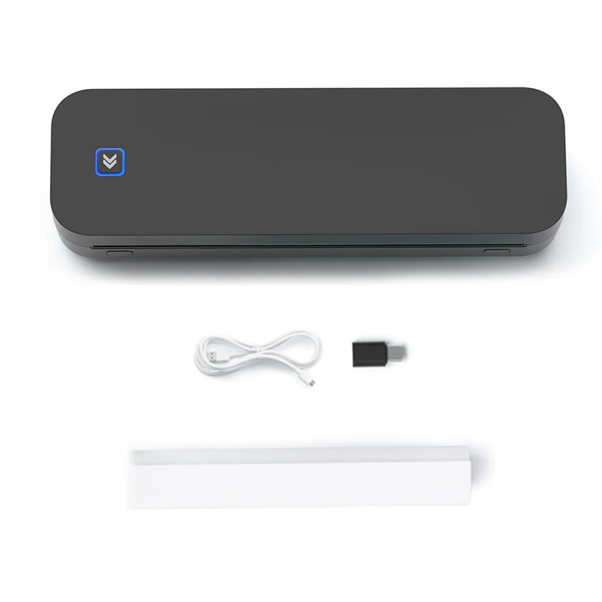 Portable A4 Thermal Printer Inkless for Office Photo Printing Black