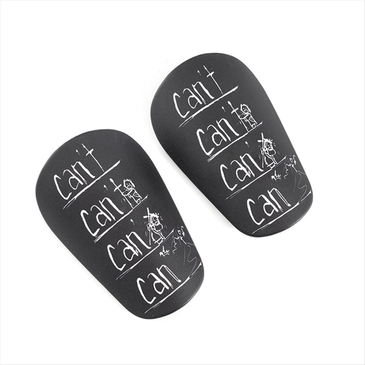 1 Pairs Eva Shin Pads Shock Absorbing Soccer Leg Shin Guards S Black