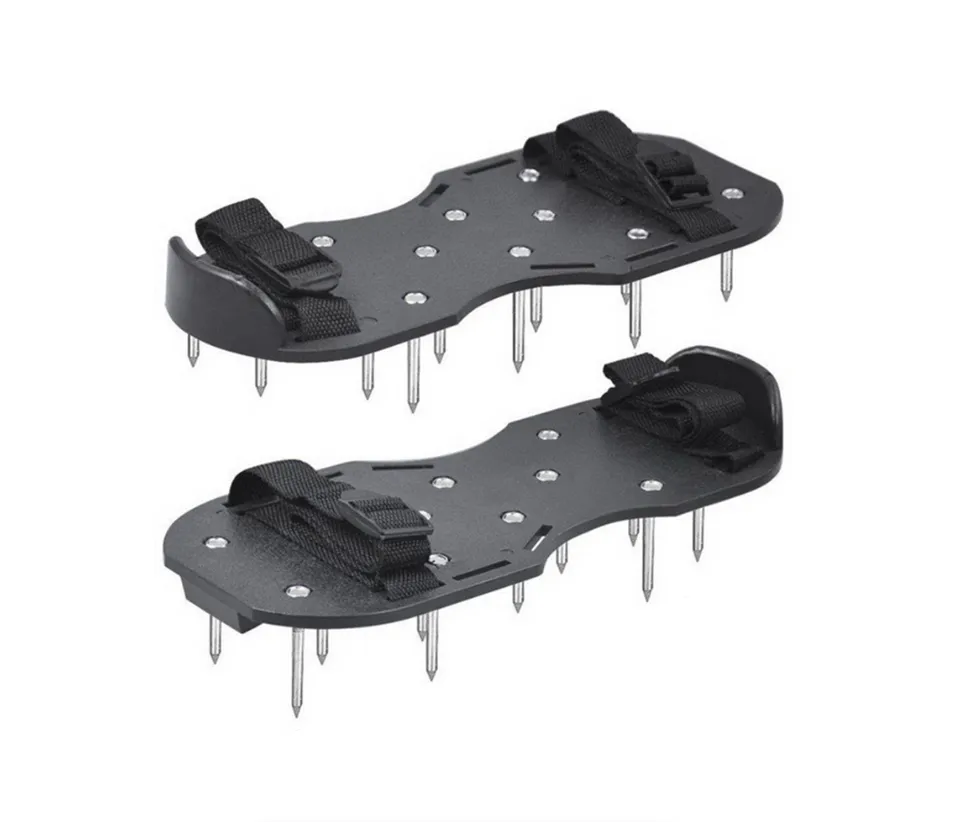 Grass Lawn Loose Shoes with Heavy Duty Spikes Adjustable Spiked Loose