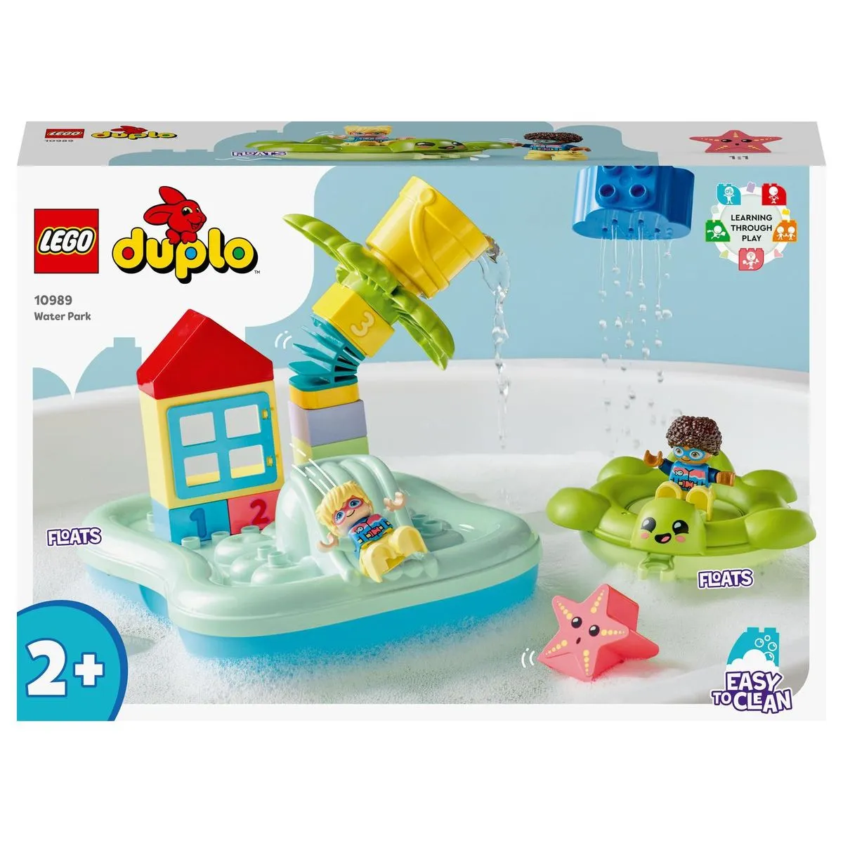 LEGO® DUPLO® Town Water Park 10989 Building Toy Set; Educational Toys for Toddlers (19 Pieces)